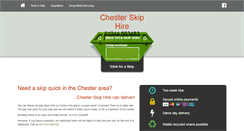 Desktop Screenshot of chesterskiphire.co.uk